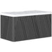 Waterproof Outdoor Storage Box with Lockable Lid in Black 380 L - Little and Giant Explorers Outsunny