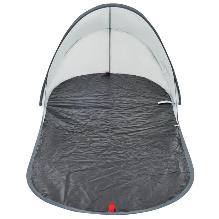 Waterproof Pop-Up Beach Tent in Grey - Little and Giant Explorers vidaXL