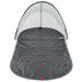 Waterproof Pop-Up Beach Tent in Grey - Little and Giant Explorers vidaXL