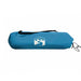 Blue waterproof storage tent bag with strap and mountain logo for portable camping
