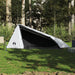 Waterproof White Blackout Tunnel Camping Tent (1 person) - Little and Giant Explorers vidaXL