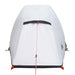 Waterproof White Blackout Tunnel Camping Tent (1 person) - Little and Giant Explorers vidaXL