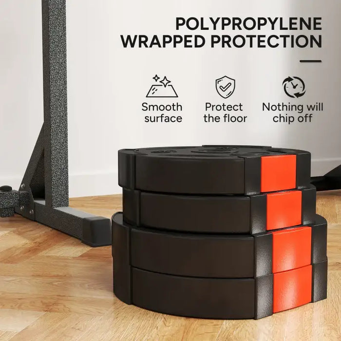 Weight Plate Set | 2 x 10kg and 2 x 5kg Standard Plates SPORTNOW - Little and Giant Explorers SPORTNOW