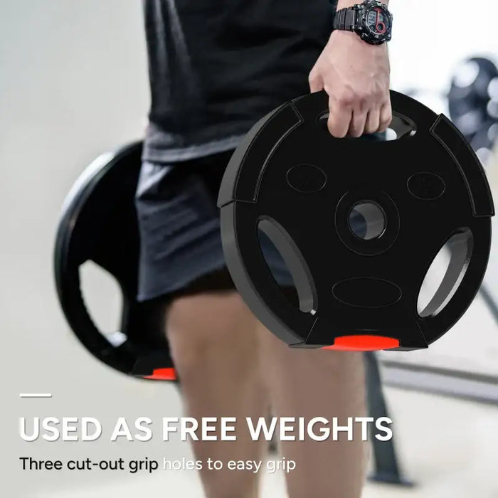 Weight Plate Set | 2 x 10kg and 2 x 5kg Standard Plates SPORTNOW - Little and Giant Explorers SPORTNOW