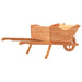 Wheelbarrow Planter in Solid Wood Fir (128 x 45.5 x 43cm) - Little and Giant Explorers vidaXL