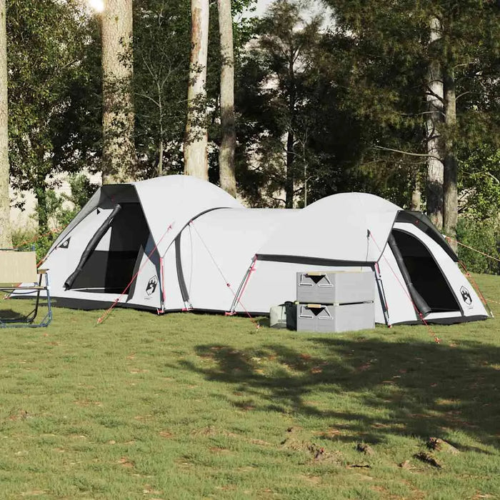 Blackout Fabric and Waterproof Camping Tent in White (5 persons) - Little and Giant Explorers vidaXL