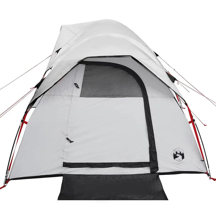 Blackout Fabric and Waterproof Camping Tent in White (5 persons) - Little and Giant Explorers vidaXL