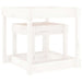 2 Sand Tables in White and Solid Wood Pine - Little and Giant Explorers vidaXL