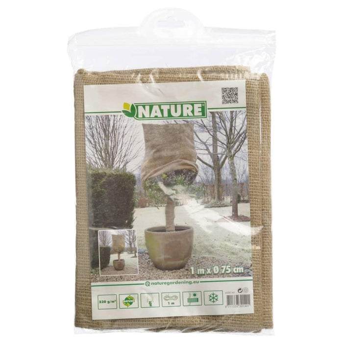 Winter Jute Cover 230 g/m² Natural 0.75x1 m - Little and Giant Explorers Nature