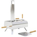 Portable Wood Pellet Pizza Oven with Pizza Stone and Peel - Little and Giant Explorers Outsunny