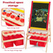 Wooden 3-in-1 Kids Art Easel | Chalkboard, Whiteboard and Paper Roll COSTWAY - Little and Giant Explorers Costway