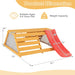 Wooden 5-in-1 Climbing Playset – Montessori Jungle Gym | Slide, Climbing Wall and Rope Climber COSTWAY - Little and Giant Explorers Costway