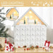 24 Drawer Christmas Wooden Light-Up Advent Calendar - Little and Giant Explorers HOMCOM