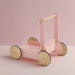 Wooden Baby Walker | Pink with Click Key Assembly System - Little and Giant Explorers Moover