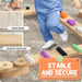 Wooden Balance Beam for Kids | Build Coordination, Agility and Strength - Little and Giant Explorers AIYAPLAY