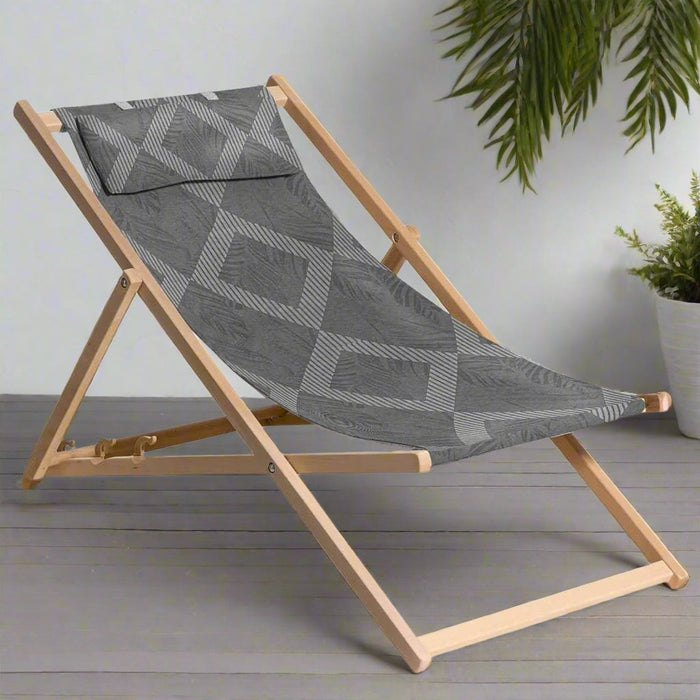 Wooden Beach Chair 'Demi' in Grey - Little and Giant Explorers Madison