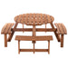 8-Seater Wooden Picnic Set in Fir Wood - Little and Giant Explorers Outsunny