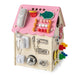 Wooden Busy House - Early Learning Toy with Music Box in Pink - Little and Giant Explorers Costway