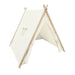 Wooden Canadian Play Tent - Off-White | Classic Children's Indoor Hideaway VILAC - Little and Giant Explorers Vilac