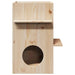 Cat House in Solid Wood Pine (43 x 43 x 60cm) - Little and Giant Explorers vidaXL