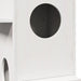 White Cat House in Solid Wood Pine (43 x 43 x 90cm) - Little and Giant Explorers vidaXL