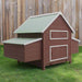 Wooden Chicken Coop in Brown (157 x 97 x 110cm) - Little and Giant Explorers vidaXL