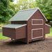 Wooden Chicken Coop in Brown (157 x 97 x 110cm) - Little and Giant Explorers vidaXL