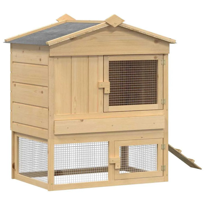 Wooden Chicken Coop – Solid Pine and Engineered Wood | Modern Garden Hen House VIDAXL - Little and Giant Explorers vidaXL