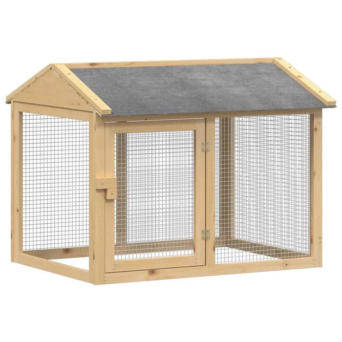 Wooden Chicken Coop – Solid Pine and Engineered Wood | Modern Garden Hen House VIDAXL - Little and Giant Explorers vidaXL