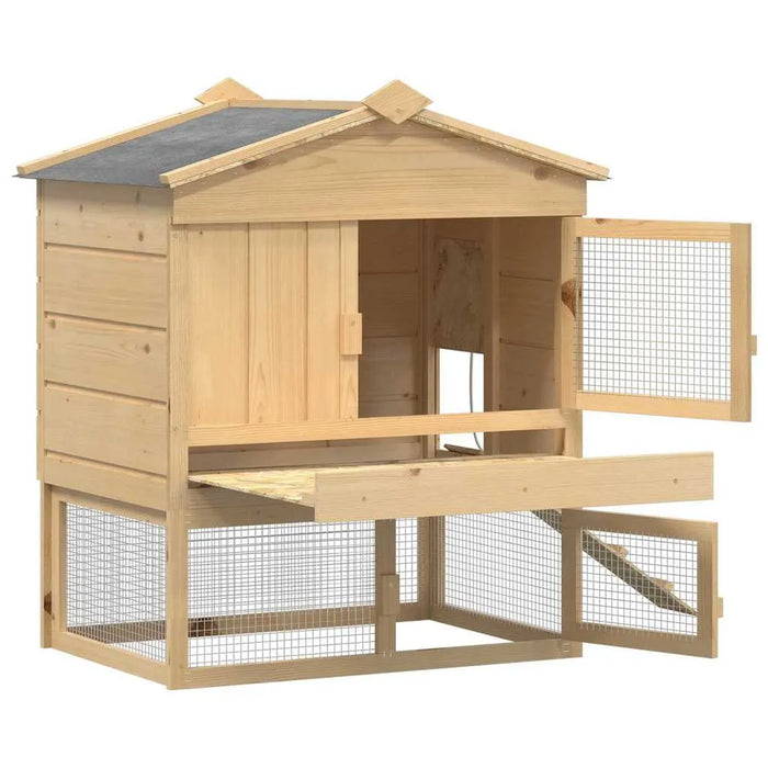 Wooden Chicken Coop – Solid Pine Wood | Modern Garden Hen House VIDAXL - Little and Giant Explorers vidaXL