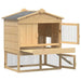 Wooden Chicken Coop – Solid Pine Wood | Modern Garden Hen House VIDAXL - Little and Giant Explorers vidaXL