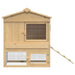 Wooden Chicken Coop – Solid Pine Wood | Modern Garden Hen House VIDAXL - Little and Giant Explorers vidaXL