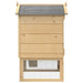 Wooden Chicken Coop – Solid Pine Wood | Modern Garden Hen House VIDAXL - Little and Giant Explorers vidaXL
