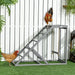 Wooden Chicken Coop Toy with Swing, Ladder and Platform - Little and Giant Explorers PawHut