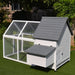 Wooden Chicken Coop with Outdoor Pen (166 x 124 x 112cm) - Little and Giant Explorers PawHut