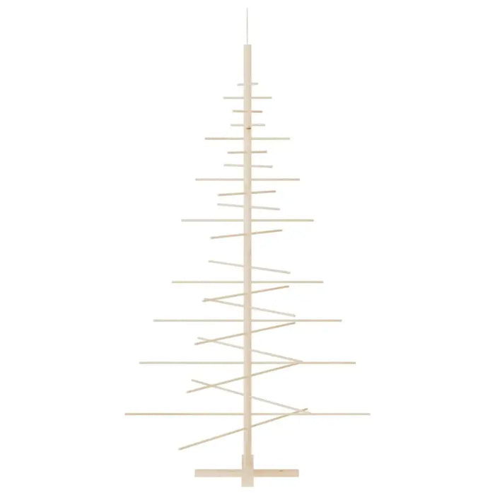 Wooden Christmas Tree 180cm - Solid Pine and Bamboo | Space-Saving DIY Design VIDAXL - Little and Giant Explorers vidaXL