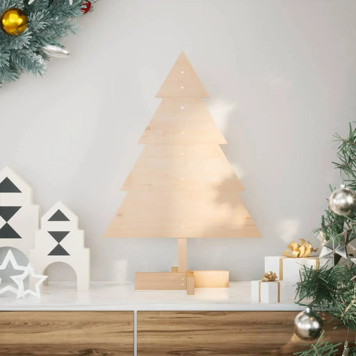 Wooden Christmas Tree for Decoration 70cm - Little and Giant Explorers vidaXL