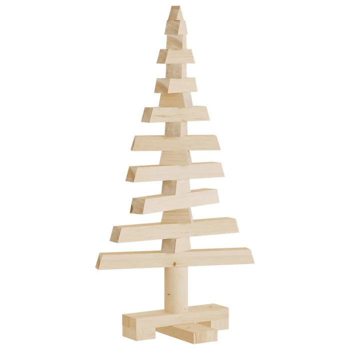 Wooden Christmas Tree for Decoration in Solid Wood Pine - Little and Giant Explorers vidaXL