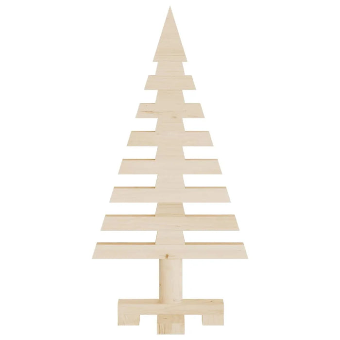 Wooden Christmas Tree for Decoration in Solid Wood Pine - Little and Giant Explorers vidaXL