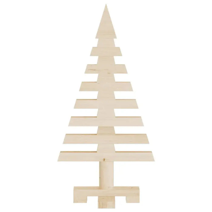 Wooden Christmas Tree for Decoration in Solid Wood Pine - Little and Giant Explorers vidaXL
