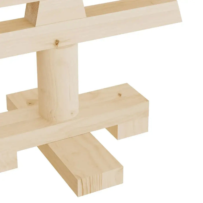 Wooden Christmas Tree for Decoration in Solid Wood Pine - Little and Giant Explorers vidaXL