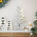 Wooden Christmas Tree with Rotating Branches in White 60cm - Little and Giant Explorers vidaXL