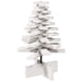 Wooden Christmas Tree with Rotating Branches in White 60cm - Little and Giant Explorers vidaXL