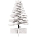 Wooden Christmas Tree with Rotating Branches in White 60cm - Little and Giant Explorers vidaXL