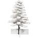 Wooden Christmas Tree with Rotating Branches in White 60cm - Little and Giant Explorers vidaXL