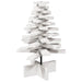 Wooden Christmas Tree with Rotating Branches in White 60cm - Little and Giant Explorers vidaXL