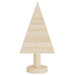 2 Wooden Christmas Trees for Decoration in Solid Wood Pine - Little and Giant Explorers vidaXL