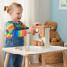 Wooden Coffee Machine Playset | 11-Piece Barista Role-Play Café Set - Interactive Features AIYAPLAY - Little and Giant Explorers