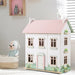 Wooden Dollhouse with Furniture and Accessories - Little and Giant Explorers Costway