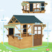 Wooden Wendy House with Service Stations - Little and Giant Explorers AIYAPLAY